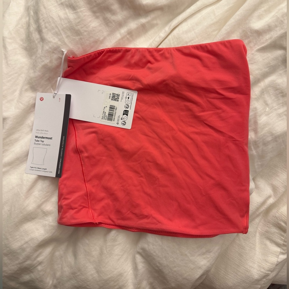 Lululemon Wundermost Tube Top - Pink